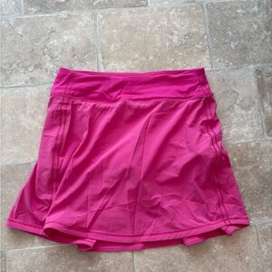Lululemon Athletica Vibrant Pink Skater Skirt